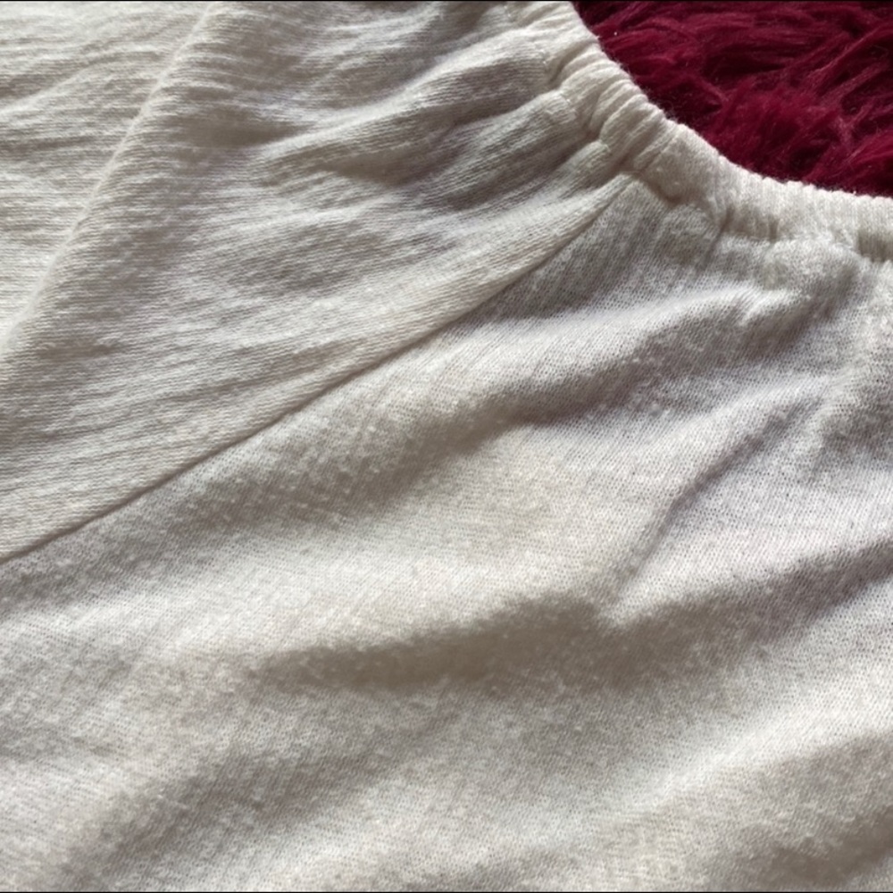 Boho cream scoop neck top - Picture 11 of 14